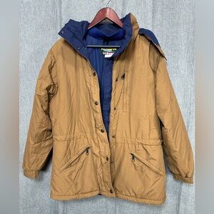Vintage 90s L.L. Bean Penobscot Parka Jacket Made in USA Thinsulate Medium Pet